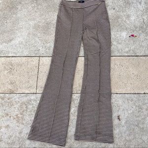Plaid bell bottom pants